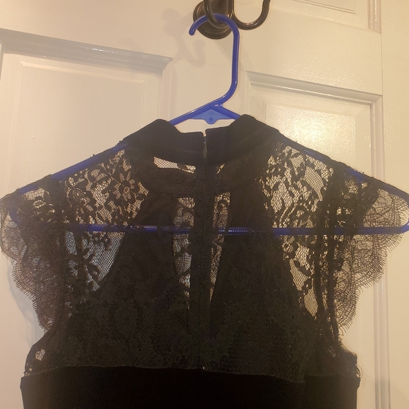 🌻HP🌻WH|BM Black Mock Neck Dress - Picture 3 of 7